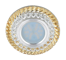 Встраиваемый светильник Fametto Luciole DLS-L132 GU5.3 Chrome/Gold