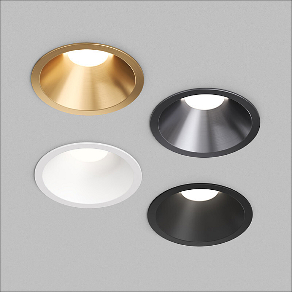 Точечный светодиодный светильник Denkirs Shine Glow DK2431-BK