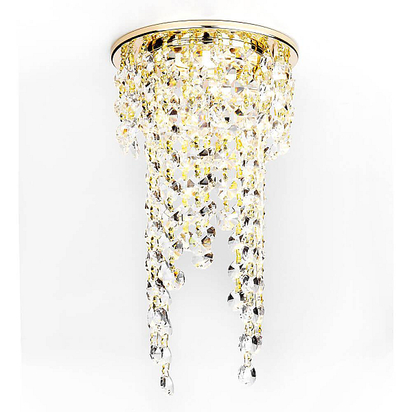 Встраиваемый светильник Ambrella light Crystal K2071 G/CL