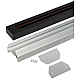 Комплект Эра TR-SET-200-1PT-PC BK шинопровод однофазный с профилем для натяжного потолка 2м черный Б0072543