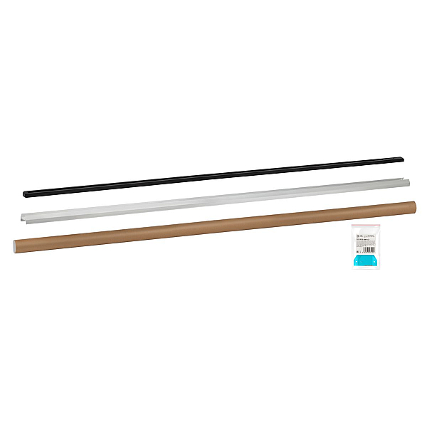 Комплект Эра TR-SET-200-1PT-PC BK шинопровод однофазный с профилем для натяжного потолка 2м черный Б0072543
