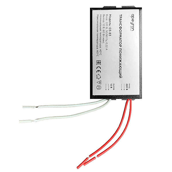 Трансформатор Apeyron AC 12V 20-60W IP20 03-83