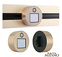 Трековая подсветка Arte Milano Am-track-sockets 380011TLS/LWS Gold
