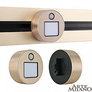 Трековая подсветка Arte Milano Am-track-sockets 380011TLS/LWS Gold