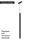 Трековый магнитный светильник Arlight MAG-ORIENT-SPOT-HANG-L500-R20-3W Warm3000 (BK, 20 deg, 48V) 046897