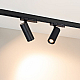 Трековый трехфазный светильник Arlight LGD-ARTEMIS-TRACK-4TR-R55-12W Warm3000 (BK, 8-80 deg, 230V, DALI) 057690
