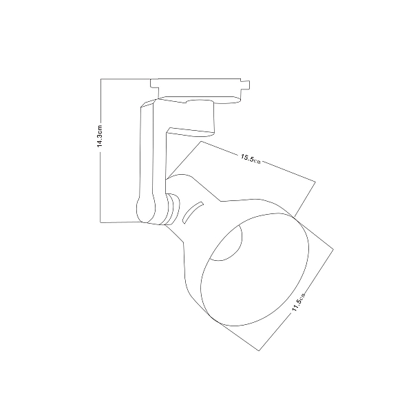 Трековый светильник Arte Lamp Nido A5106PL-1WH
