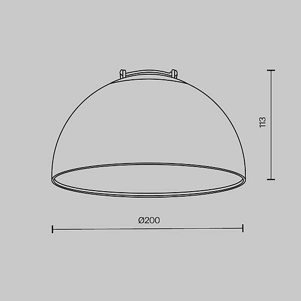 Трековый светильник Maytoni Bowl TR126B-20W4K-B