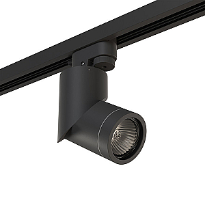 Трековый светильник Lightstar Track 1 black A1T051017 (592017+051017)