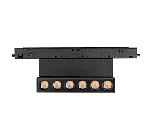 Трековый магнитный светильник Arlight MAG-ORIENT-DOTS-FOLD-S195-6W Warm3000 (BK, 30 deg, 48V) 042013