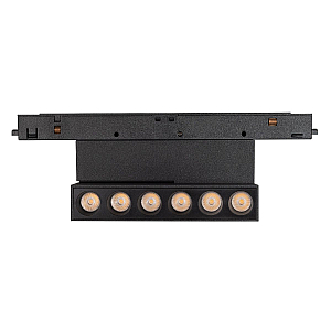 Трековый магнитный светильник Arlight MAG-ORIENT-DOTS-FOLD-S195-6W Warm3000 (BK, 30 deg, 48V) 042013