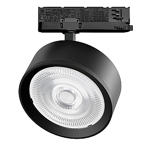 Трековый трехфазный светильник Quattro LED 60G с адаптером Lightstar Alta Pro A5747QT60G (215747 + 594047 + 215704)