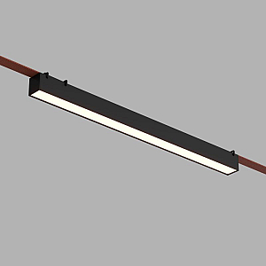 Трековый однофазный светильник Denkirs Belty linear DK5676-BK