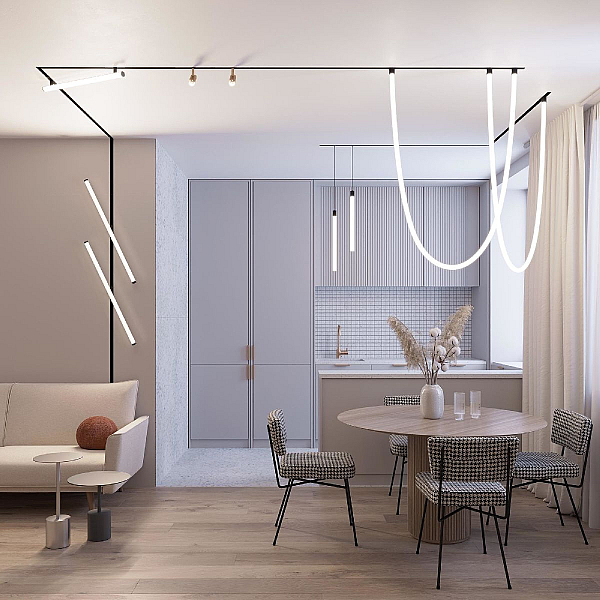 Трековый светодиодный светильник Arlight Mag-Orient-Tube-Hang-L500-7W Day4000 041595