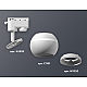 Трековый однофазный светильник с подсветкой Ambrella Light Track System XT1101001 (A2520, C1101, N7020)