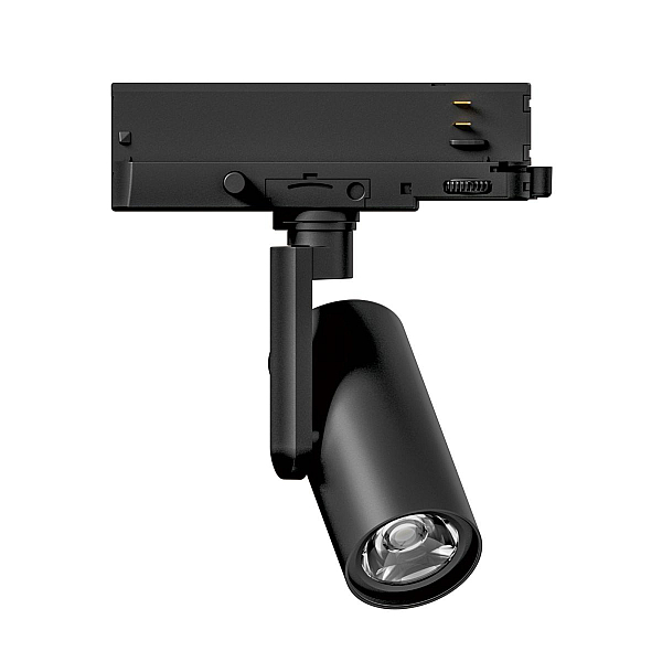 Трековый трехфазный светильник Arlight LGD-ARTIFACT-4TR-R65-18W Warm3000-MIX (BK, 20 deg., DALI, 230V) (IP20 Металл) 057109