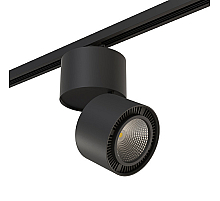 Трековый светильник Lightstar Track 1 black A1T214857 (592067+214857)