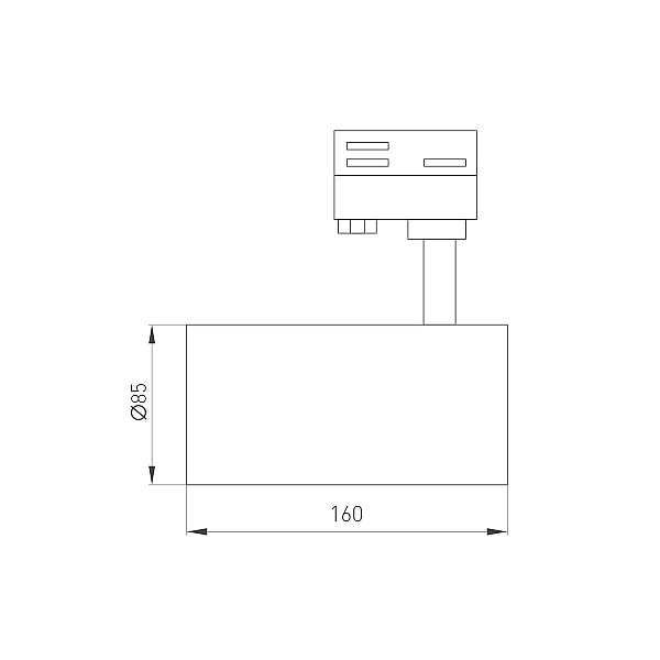 Трековый светодиодный светильник Arlight LGD-Calipso-4TR-R85-10W Day4000-Mix 046741