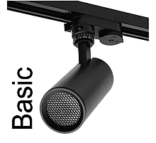 Трековый однофазный светильник Wolta Basic WTL-GU10/01B