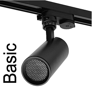Трековый однофазный светильник Wolta Basic WTL-GU10/01B