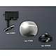 Трековый однофазный светильник с подсветкой Ambrella Light Track System XT1103001 (A2521, C1103, N7002)