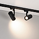 Трековый трехфазный светильник Arlight LGD-URANUS-4TR-R75-18W/25W Warm3500-MIX (BK, 20-50 deg, side holder, 230V) (IP20 Металл) 055807