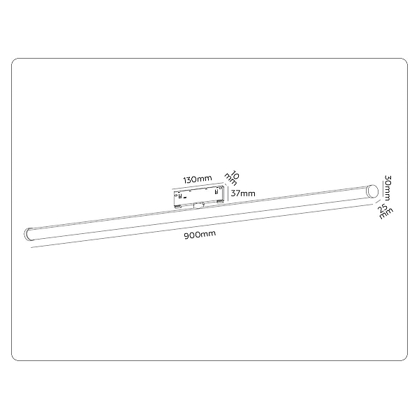 Трековый светильник Ambrella Light TRACK SYSTEM GL2380