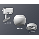 Трековый однофазный светильник с подсветкой Ambrella Light Track System XT1101030 (A2520, C1101, N7110)