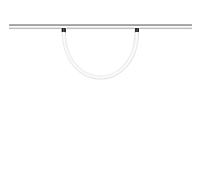 Трековый магнитный светильник Arlight MAG-ORIENT-TUBE-ELASTIC-2620-R30-L1000-14W Day4000 (BK, 360 deg, 48V) 041643