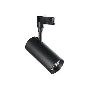 Трековый трехфазный светильник Ideal lux SMILE 20W CRI80 24° 3000K BK 189642