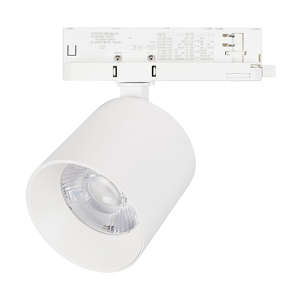 Трековый трехфазный светильник Arlight LGD-DYKE-4TR-R100-36W Day4000 (WH, 50 deg, 230V, TRIAC) (IP20 Металл) 058759