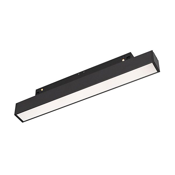 Трековый магнитный светильник ArlightMAG-ORIENT-FLAT-L235-8W Day4000 (BK, 100 deg, 48V) (IP20 Металл) 033608(1)