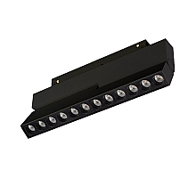 Трековый магнитный светильник Arlight MAG-ORIENT-DOTS-FOLD-S230-12W Warm3000 (BK, 30 deg, 48V, DALI) 041905