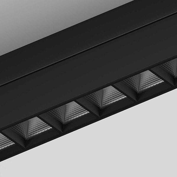 Трековый линейный светильник направленного света Hesby Lighting Skylite Однофазный,474мм- 3000К, 30Вт, чёрный HSBL_0144