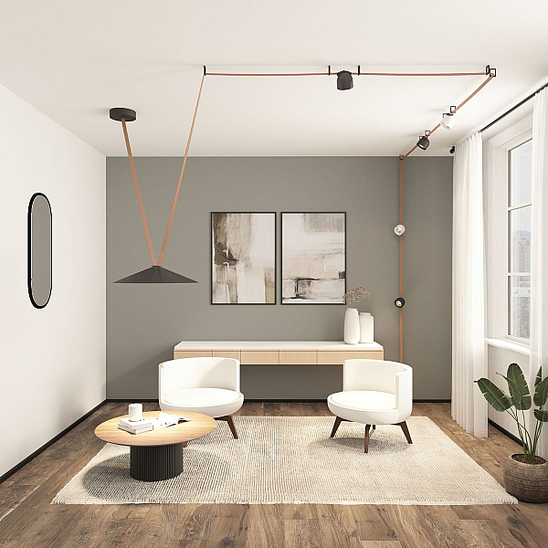 Трековый светильник DENKIRS Belty Flow DK5668-BK