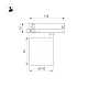 Трековый трехфазный светильник Arlight LGD-DYKE-4TR-R100-36W Warm3000 (BK, 38 deg, 230V) (IP20 Металл) 063236