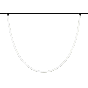 Трековый магнитный светильник Arlight MAG-ORIENT-TUBE-ELASTIC-R25-L2500-35W Warm3000 (BK, 360 deg, 48V, DALI) 044332