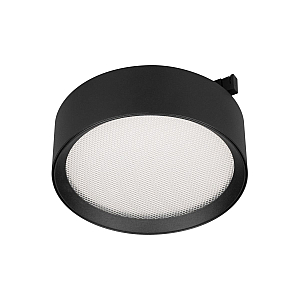 Трековый магнитный светильник Arlight MAG-MICROCOSM-RONDO-R105-10W Warm3000 (BK, 90 deg, 24V) (IP20 Металл) 051776