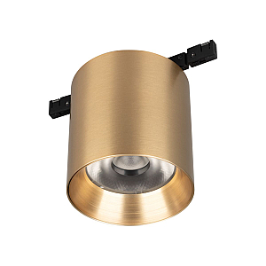 Трековый магнитный светильник Arlight MAG-MICROCOSM-POINT-R68-7W Warm3000 (GD, 36 deg, 24V) (IP20 Металл) 051828
