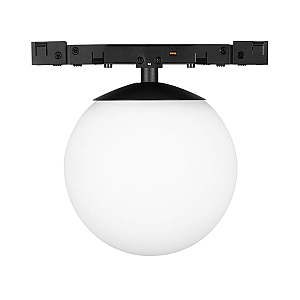 Трековый магнитный светильник Arlight MAG-MICROCOSM-SFERO-R80-7W Day4000 (BK, 230 deg, 24V) (IP20 Металл) 051783