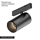 Трековый магнитный светильник Arlight MAG-MICROCOSM-SPOT-R35-5W Warm3000 (BK, 36 deg, 24V) 043252