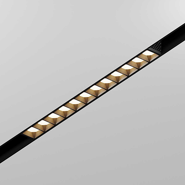 Трековый линейный светильник направленного света Hesby Lighting ElDeko 220мм-3000К, 12Вт, черный HSBL_0146