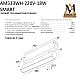 Трековый однофазный светильник AM Group AM533 WH-220V-18W SMART
