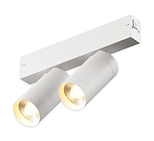 Трековый однофазный светильник AM Group AM528 WH-220V-2X10W SMART