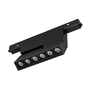 Трековый магнитный светильник Arlight MAG-ORIENT-DOTS-FOLD-S195-6W Warm3000 (BK, 30 deg, 48V, DALI) 041904