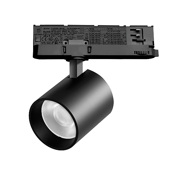 Трековый трехфазный светильник Quattro LED 36G с адаптером Lightstar Alta Base A5447QT36G (215447 + 594047 + 215403)