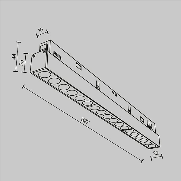 Трековый светильник Maytoni Technical TR031-4-18WTW-M-DSZ-W