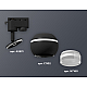 Трековый однофазный светильник с подсветкой Ambrella Light Track System XT1102070 (A2521, C1102, N7160)