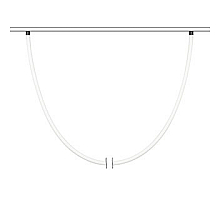 Трековый магнитный светильник Arlight MAG-ORIENT-TUBE-ELASTIC-2620-R30-L5000-70W Day4000 (BK, 360 deg, 48V) 041651