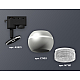Трековый однофазный светильник с подсветкой Ambrella Light Track System XT1103040 (A2521, C1103, N7191)